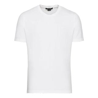 Porsche Design Crew Neck Tee Tričko bavlněné s kulatým výstřihem bílá bright white