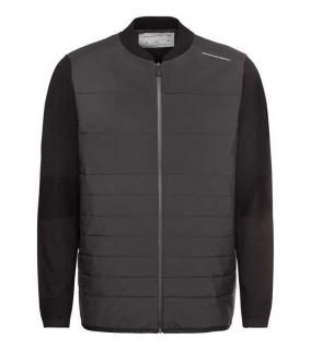Porsche Design Hybrid Jacket prošívaná černá bunda