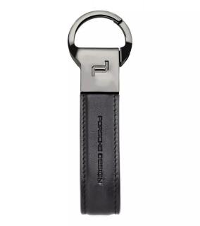 Porsche Design Keyring Loop kožený přívěsek na klíče smyčka černý