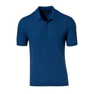 Porsche Design Knit Polo Shirt Tričko s límečkem blue modrá vel. S