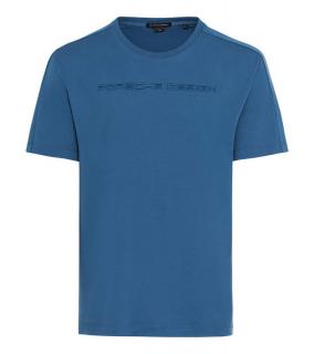 Porsche Design Logo Crew Neck pánské triko modré