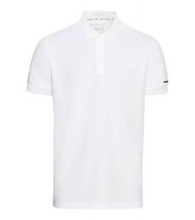 PORSCHE DESIGN Men's Polo Shirt Tričko s límečkem a knoflíčky bílá