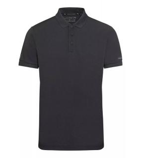 PORSCHE DESIGN Men's Polo Shirt Tričko s límečkem a knoflíčky černá