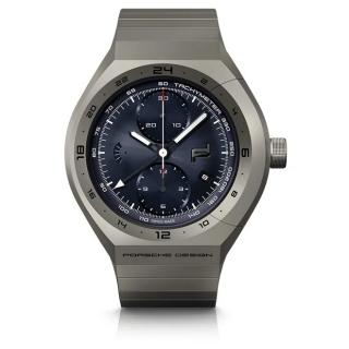 Porsche Design MONOBLOC ACTUATOR GMT-Chronotimer Náramkové hodinky modrý ciferník titanium