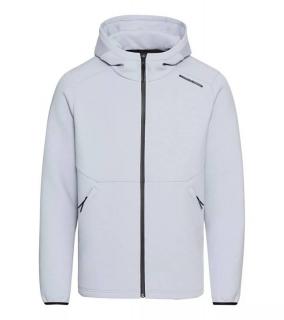 PORSCHE DESIGN RCT Hooded Sweat Jacket Bunda volnočasová sportovní arktická bílá
