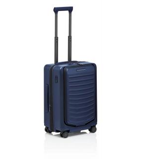 PORSCHE DESIGN Roadster Hardcase 4W Business Trolley S Manažerské zavazadlo kufr skořepinový velikost S matně modrý TSA USB (550 x 380 x 230 mm Výjimečně lehký. Tichá kola. Jako příruční zavazadlo.)