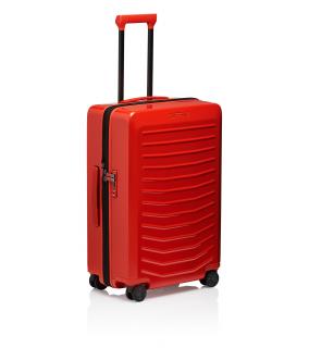 PORSCHE DESIGN Roadster Hardcase 4W Trolley M Cestovní zavazadlo kufr skořepinový velikost M lávově červený TSA (690 x 480 x 280 mm Středně velké, rozšiřitelné designové zavazadlo z lehkého plastu. Tichá kola)
