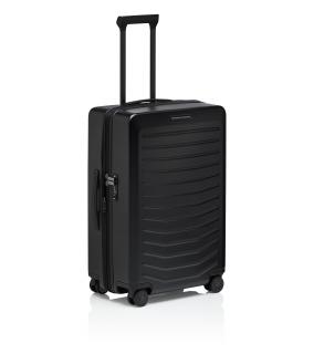 PORSCHE DESIGN Roadster Hardcase 4W Trolley M Cestovní zavazadlo kufr skořepinový velikost M matně černá TSA (690 x 480 x 280 mm Středně velké, rozšiřitelné designové zavazadlo z lehkého plastu. Tichá kola)