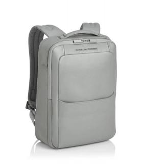 PORSCHE DESIGN Roadster Leather Backpack S1 Batoh menší velikosti kožený manažerský šedý (Hlavní přihrádka má část na notebook pro 14" notebooky, zatímco druhá přihrádka má obchodní organizér. Prvky hardwaru a příslušenství sloučené v elegantním)