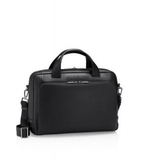 Porsche Design ROADSTER LEATHER BRIEFCASE S  zavazadlo aktovka kožená černá black (110 x 380 x 290 mm)