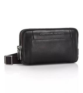 PORSCHE DESIGN Roadster Leather Travel Pouch  Kožené cestovní pouzdro černá (120mm x 200mm x 40mm)