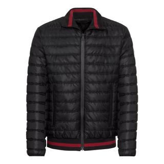 Porsche Design SOFT PADDED JACKET Lehká vyteplená bunda černá jet black