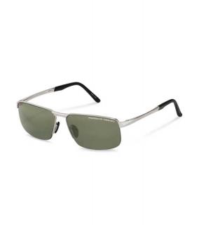 Porsche Design Sunglasses P´8917 sluneční titanové brýle zrcadlové olivově stříbrné