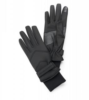 Porsche Design TOUCH TEC LEATHER MIXGLOVES Rukavice kožené černé black