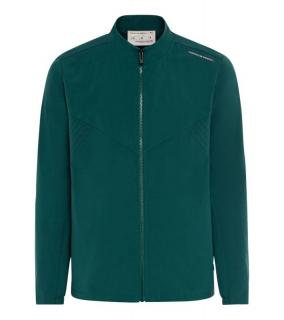 PORSCHE DESIGN Woven Tech Jacket Bunda tkaná sportovně technická tmavě zelená