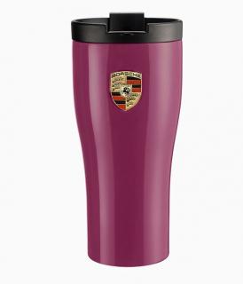 PORSCHE Thermo cup stainless steel  Termoska rubínová vínová 460 ml (Dvoustěnný termohrnek Porsche vyrobený z nerezové oceli)