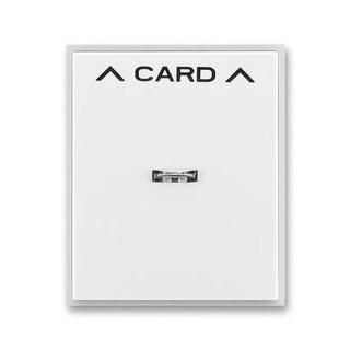 ABB 3559E-A00700 01, ELEMENT Kryt spínače kartového, s průz.; bílá/ledová bílá (ABB 3559E-A00700 01)