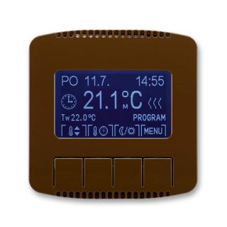 ABB Tango termostat pokojový hnědý 3292A-A10301 H programovatelný (ABB 3292A-A10301 H)