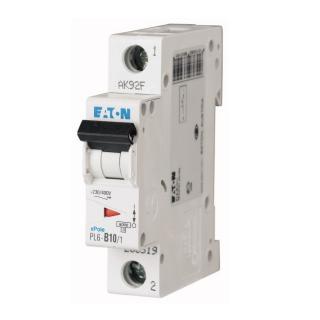 Jednofázový jistič Eaton 286531 PL6-C10/1 na DIN lištu (Eaton PL6-C10/1)