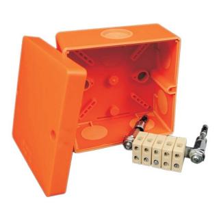 Krabice požárně odolná Kopos KSK 100_PO 101x101x63,5mm krytí IP66 oranžová (Kopos KSK 100_PO)