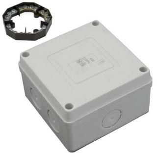 Krabicová rozvodka + svorka, IP65, PA, 111x111x66mm (SEZ 6457-21)