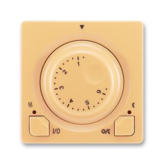 Kryt termostatu Swing ABB 3292G-A10101 D1 univerzální s otočným nastavením teploty béžový (ABB 3292G-A10101 D1)