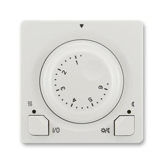 Kryt termostatu Swing ABB 3292G-A10101 S1 univerzální s otočným nastavením teploty světle šedý (ABB 3292G-A10101 S1)
