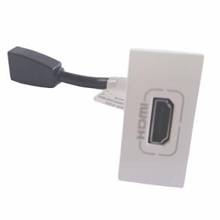 Legrand Mosaic zásuvka bílá HDMI 1M s konektorem 78778 (Legrand 78778)