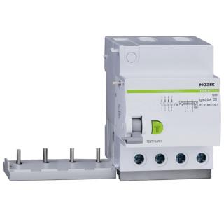 Noark 100581 Ex9LE 100mA 4P 40A Chráničový modul pro Ex9B, 4pól, In=40A, IDn=100mA (Ex9LE 100mA 4P 40A)