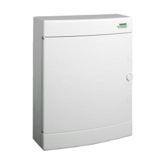 Noark 101507 PNS 24W Plastová rozvodnice, bílé dveře, montáž na omítku, IP40, 2 řady, 2x12 modulů (PNS 24W)