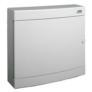 Noark 101508 PNS 2x18W Plastová rozvodnice, bílé dveře, montáž na omítku, IP40, 2 řady, 2x18 modulů (PNS 2x18W)