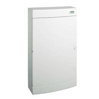 Noark 101509 PNS 36W Plastová rozvodnice, bílé dveře, montáž na omítku, IP40, 3 řady, 3x12 modulů (PNS 36W)