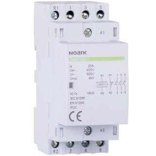 Noark 102420 Ex9CH40 40 220/230V 50/60Hz Instalační stykač, 40 A, ovl. 220/230 V, 4 NO  kontakty (Ex9CH40 40 220/230V 50/60Hz)