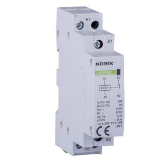 Noark 107016 Ex9CH25 02 24V 50/60Hz Instalační stykač, 25 A, ovl. 24V, 2 NC kontakty (Ex9CH25 02 24V 50/60Hz)