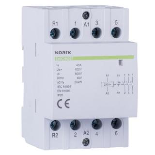 Noark 107028 Ex9CH63 31 230V 50/60Hz Instalační stykač, 63 A, ovl. 230V, 3 NO + 1 NC kontakty (Ex9CH63 31 230V 50/60Hz)