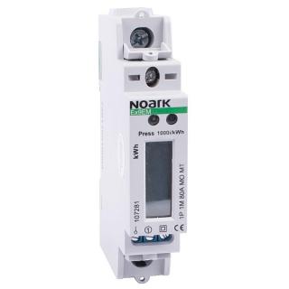 Noark 107281 Ex9EM 1P 1M 80A MO MT Elektroměr 1-polový, 1-modulový, 80 A, ModBus-komunikace, Multi-tarifní, LCD displej (Ex9EM 1P 1M 80A MO MT)