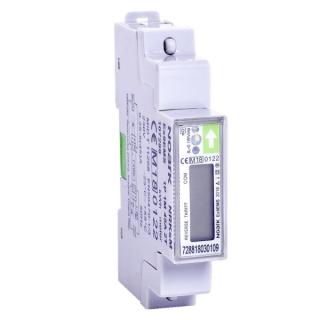 Noark 107290 Ex9EMS 1P 1M 45A MO 2T Smart Elektroměr 1-polový, 1-modulový, 45 A, ModBus-komunikace, 2-tarifní, LCD displej (Ex9EMS 1P 1M 45A MO 2T)