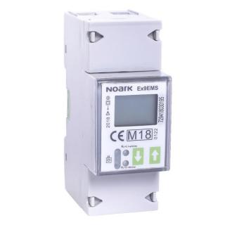 Noark 107294 Ex9EMS 1P 2M 100A MO 2T Smart Elektroměr 1-polový, 2-modulový, 100 A, ModBus-komunikace, 2-tarifní, LCD displej (Ex9EMS 1P 2M 100A MO 2T)