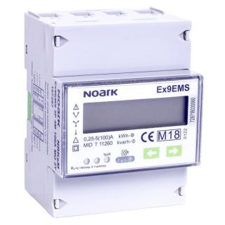 Noark 107295 Ex9EMS 3P 4M 100A 2T Smart Elektroměr 3-polový, 4-modulový, 100 A, 2-tarifní, LCD displej (Ex9EMS 3P 4M 100A 2T)