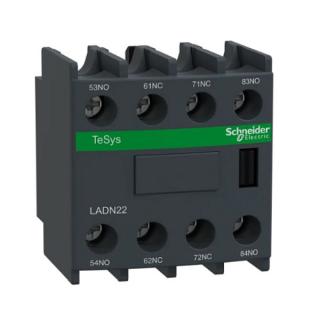 SCHNEIDER LADN22 Blok pomocných kontaktů, montáž čelně, 2"Z" +2"V" (SCHNEIDER LADN22)
