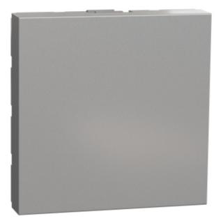 SCHNEIDER NU986630 UNICA Záslepka 2 modul, aluminium (Schneider Electric NU986630)