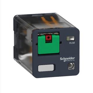 SCHNEIDER RUMC32P7 Univerzální 3P pin, 10 A, 230 V AC s LED a test. tl. (SCHNEIDER RUMC32P7)