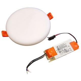 Tracon LED-DLIP-10NW Podhledové kulaté LED svítidlo , se zvýšeným krytím 230 VAC, 10 W, 4000 K, 800 lm, IP66, EEI=G (Tracon LED-DLIP-10NW)
