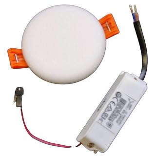Tracon LED-DLIP-6NW Podhledové kulaté LED svítidlo , se zvýšeným krytím 230 VAC, 6 W, 4000 K, 420 lm, IP66, EEI=G (Tracon LED-DLIP-6NW)
