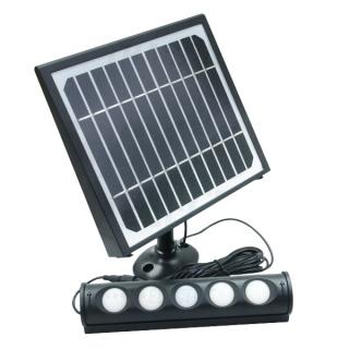 Tracon LSFLSP8W Solární LED -spot-reflektor sesnímačem pohybu 8W, 4000 K, 700 lm, IP65, 3,7 V 4000 mAh (Tracon LSFLSP8W)