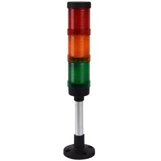 Tracon NYG3-50RYGM Světelný sloupový signalizátorsvislý podst.(s akust.sig.) AC/DC24V, 3 R,Y,G, IP65, 80dB (Tracon NYG3-50RYGM)