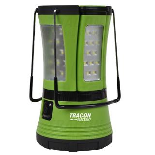 Tracon STLCAMP10W Kempingová LED svítilna 10W, 6000K, 3,7V 1800mAh, 600lm, IP44, 3h (Tracon STLCAMP10W)