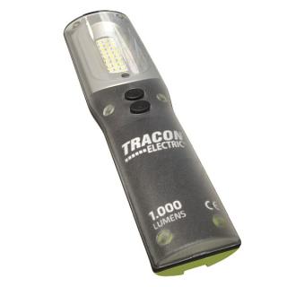 Tracon STLHL10W Akumulátorová ruční LED svítilna 10/3W, 6500K, 3,7V, 6600 mAh, Li-Ion, 1000/220lm, 3/9h, IP54 (Tracon STLHL10W)