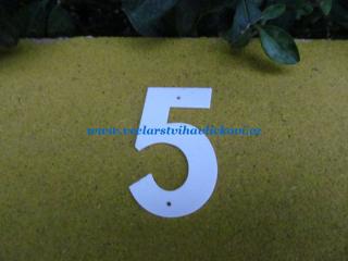 Čísla na úly 5 (Číslo na úl plastové)