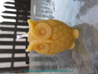 Havlíček Sovička - svíčka ze včelího vosku 40g